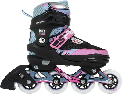 Adjustable Inline Skates Roller Blades Adult Size 2-8 Breathable Adult & Kids. 