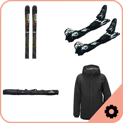 Topptursskidor Paket - Skidor och Bindningar