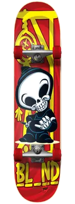 Blind スケートボード 31.5インチ Silver 52mm コンプリート Blind Classic Complete Skateboard - Skateboards | SkatePro