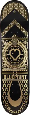 Blueprint Home Heart Skateboard Deck
