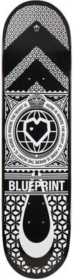Blueprint Home Heart Skateboard Deck