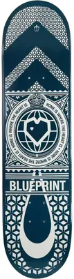 Blueprint Home Heart Skateboard Deck