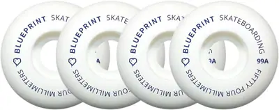 Mini Heart 99A Skateboard Wheels 4-Pack