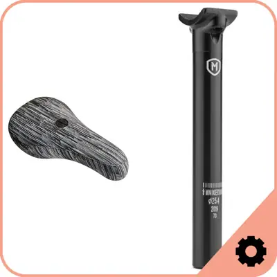 BMX Seat and Seat Post Package