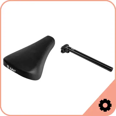 BMX Seat and Seat Post Set
