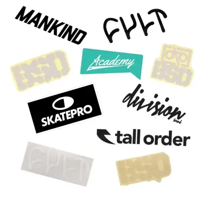 Paquete de 10 pegatinas de BMX
