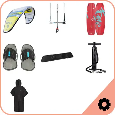 Cabrinha Kite Komplekts + Free Pump and Poncho