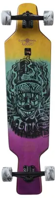 California Locos X Mister Cartoon Drop Through Komplett Longboar