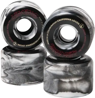 California Locos X Mister Cartoon Swirl Ink 78A Longboard Wheels