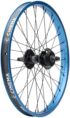 Ruota Alta BMX 20 Pollici - Anteriore O Posteriore - Singola Velocit&agrave; - Design 3 Raggi - Colore Nero