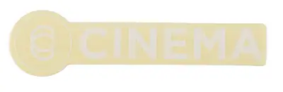 Cinema Promo Sticker