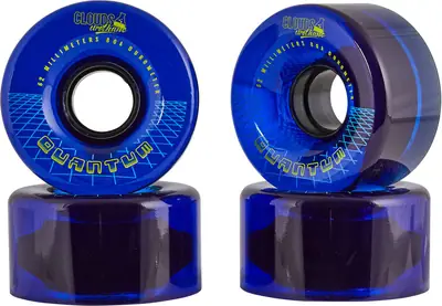 Clouds Urethane Quantum Outdoor Roller Skate Wheels 4-Pack