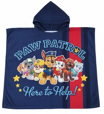 Cold Paw Patrol Kids Poncho