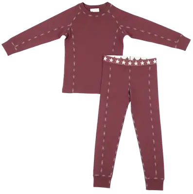 Stars Merino Whool Junior Ski Sous-vêtements Kit