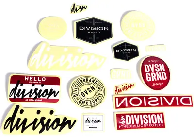 Division Assorted Sticker Pack