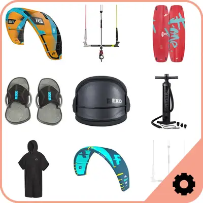 Eleveight Kite Package + Free Pump and Poncho