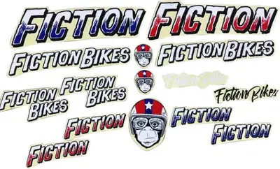 Fiction Klistermærkepakke