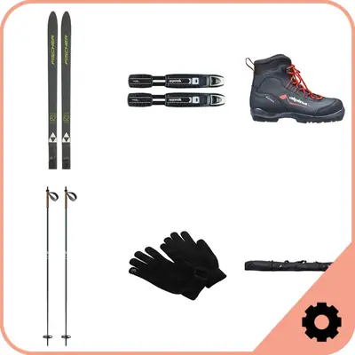 Fischer Backcountry Cross Country Suksi Paketti