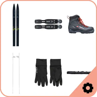 Fischer Backcountry Cross Country Ski Package