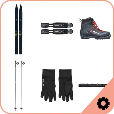 Fischer Backcountry Cross Country Ski Package