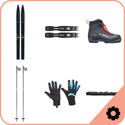 Fischer Backcountry Cross Country Ski Package