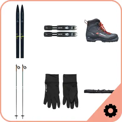 Fischer Backcountry Cross Country Ski Package