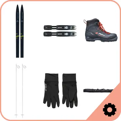 Fischer Backcountry Cross Country Ski Package