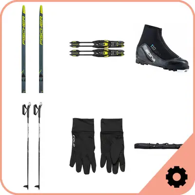 Fischer Classic Cross Country Ski Package