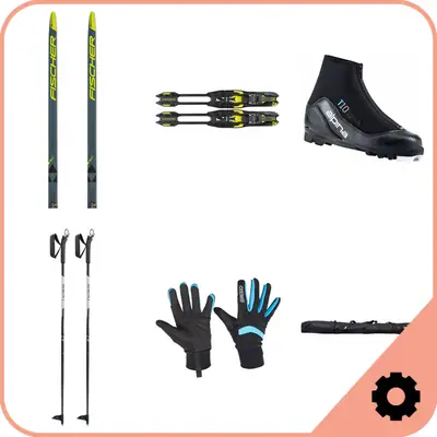 Fischer Classic Cross Country Ski Set