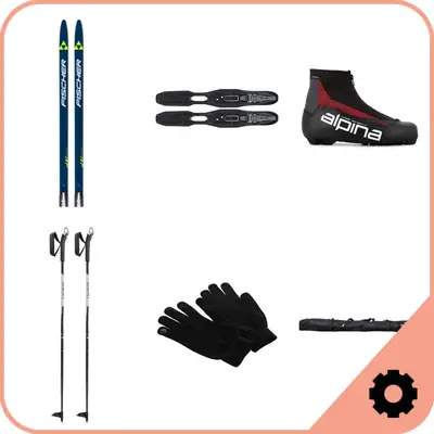 Fischer Classic Cross Country Ski Set