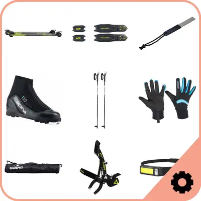 Fischer Classic Roller Ski Set