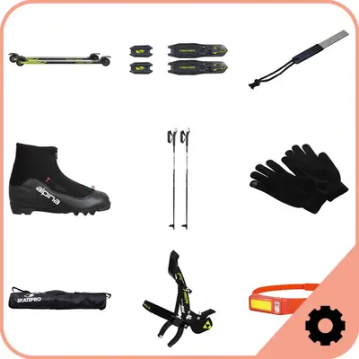 Fischer Classic Roller Ski Set