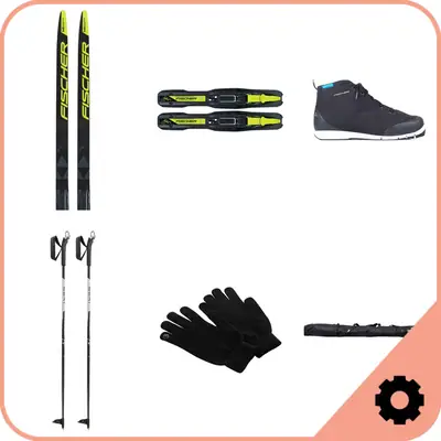 Fischer Längdskidor Paket Barn Klassisk