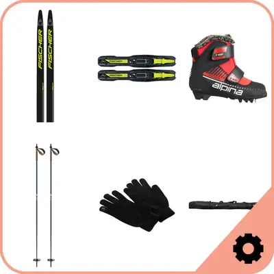 Fischer Junior Classic Cross Country Ski Pack