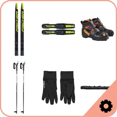 Fischer Junior Classic Cross Country Ski Package