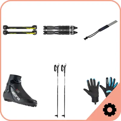 Fischer Skate Roller Ski Package