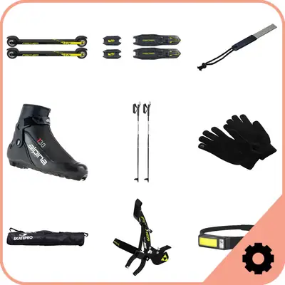 Fischer Skate Roller Skidor Paket