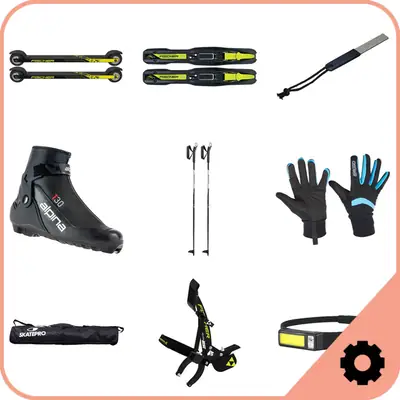 Fischer Skate Roller Ski Set