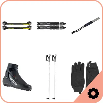Fischer Skate Roller Ski Pakett
