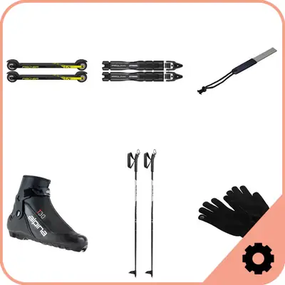 Fischer Skate Roller Ski Set