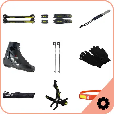 Fischer Skate Roller Ski Package