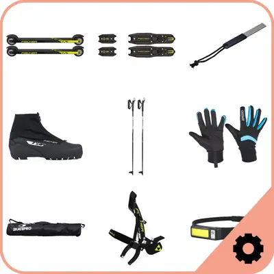 Fischer Skate Roller Ski Pachet