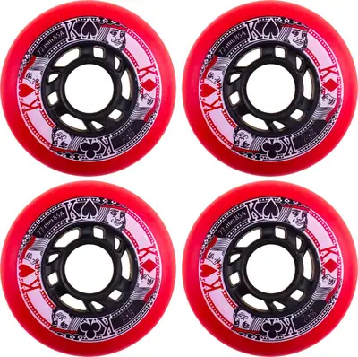 FR Skates Street Kings Inline Skate Wheel 4-Pack