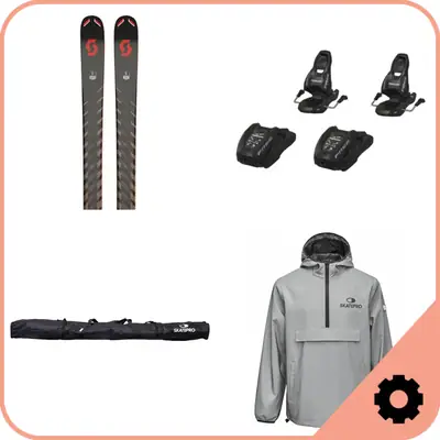 Freeride Ski Binding and Mounting