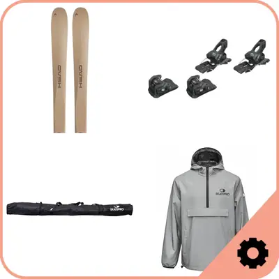 Pack Esquí Freeride Fijación y Montaje