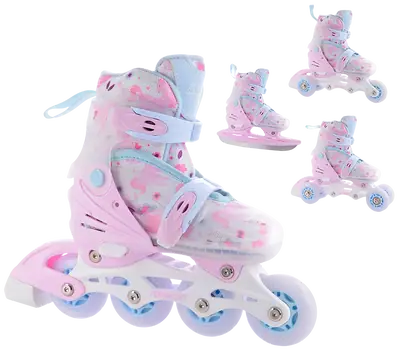 FunActiv Adapt LED 4in1 Girls Inline Skates