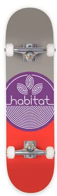 Habitat Leaf Dot Skateboard Completo