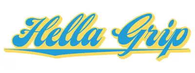 Hella Grip Logo Sparkesykkel Klistremerke