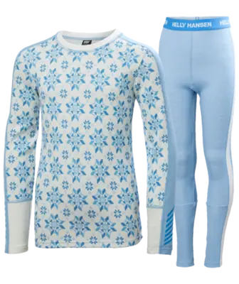 Helly Hansen Graphic Lifa Junior Merino Baselayer Set