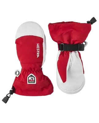 Hestra Army Leather Heli Ski Junior Mittens